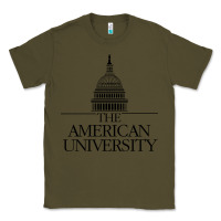 Army Green american university Classic Tee - linhVisuals