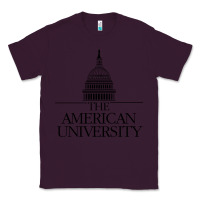 Plum american university Classic Tee - linhVisuals
