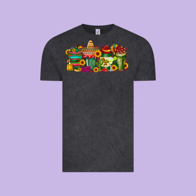 Mexico Drink Vintage Tee Designed By Racoondesign