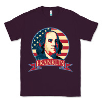 Plum benjamin franklin Classic Tee - linhVisuals