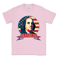 Bubblegum Pink benjamin franklin Classic Tee - linhVisuals