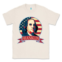 Natural benjamin franklin Classic Tee - linhVisuals