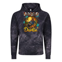 Cloud Black western rodeo darlin' sunset sunflowers weapon Vintage Hoodie - BarkalooDesign