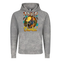 Cloud Rock western rodeo darlin' sunset sunflowers weapon Vintage Hoodie - BarkalooDesign