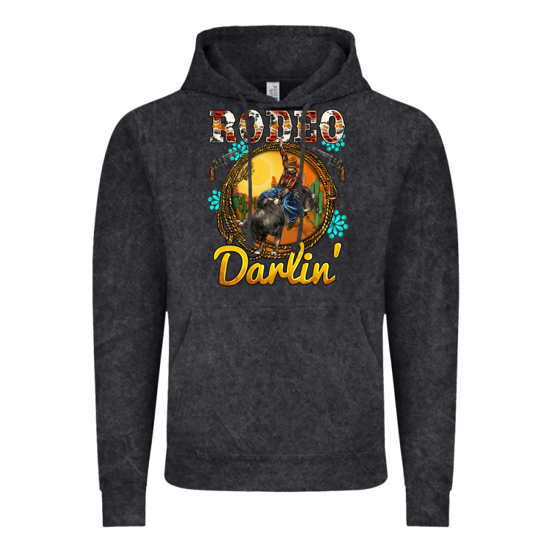 Western Rodeo Darlin' Sunset Sunflowers Weapon Vintage Hoodie by BarkalooDesign | Teevron
