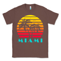 Chestnut miami 80s sunset Classic Tee - linhVisuals