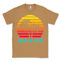Toasted Coconut miami 80s sunset Classic Tee - linhVisuals