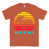 Copper miami 80s sunset Classic Tee - linhVisuals