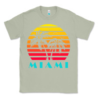 Matcha miami 80s sunset Classic Tee - linhVisuals