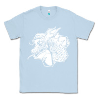 Dusty Blue the fantasy trip megahex dragon Classic Tee - linhVisuals