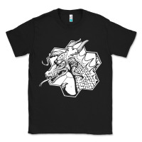 Black the fantasy trip megahex dragon Classic Tee - linhVisuals
