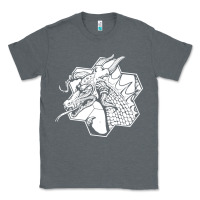 Charcoal Heather the fantasy trip megahex dragon Classic Tee - linhVisuals