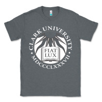 Charcoal Heather clark university Classic Tee - linhVisuals