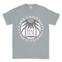 Heather Grey clark university Classic Tee - linhVisuals