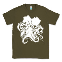 Army Green the fantasy trip  octopus Classic Tee - linhVisuals