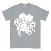 Heather Grey the fantasy trip  octopus Classic Tee - linhVisuals