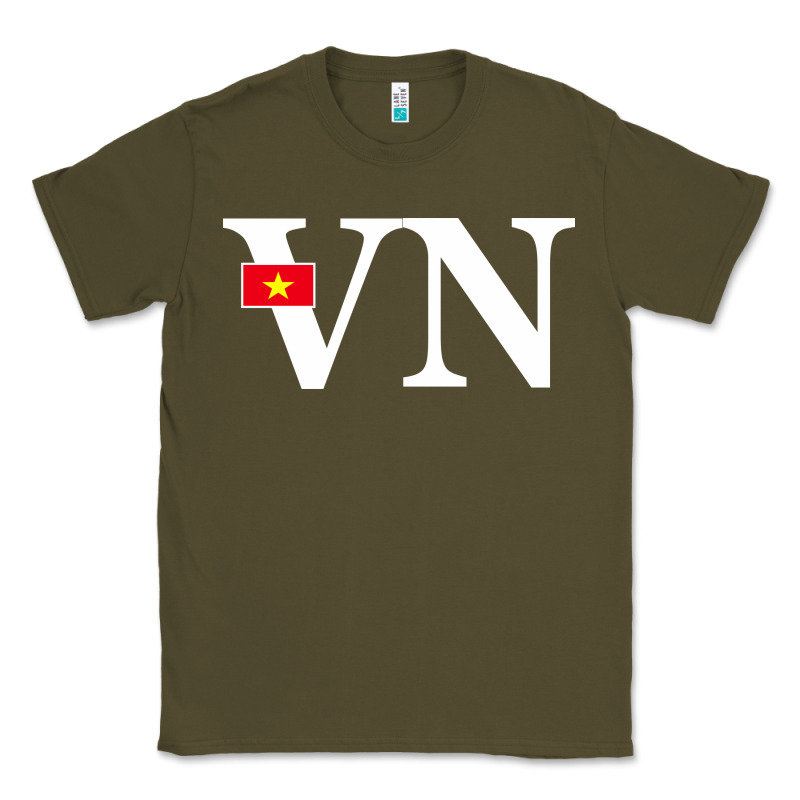 Vietnam Flag And Country Initials Classic Tee by linhVisuals | Teevron