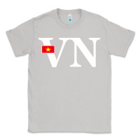 Moon Dust Vietnam Flag and Country Initials Classic Tee - linhVisuals