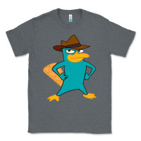 Charcoal Heather phineas and ferb, agent p, perry the platypus Classic Tee - linhVisuals