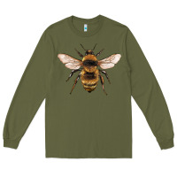 Army Green bee Long Sleeve Tee - Artiststas