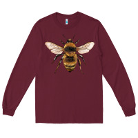Burgundy bee Long Sleeve Tee - Artiststas