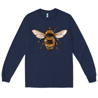 Navy bee Long Sleeve Tee - Artiststas