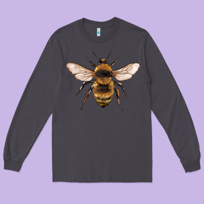 Bee Long Sleeve Tee Designed By Artiststas