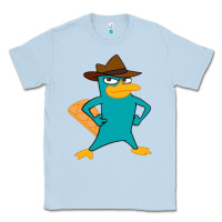 Dusty Blue phineas and ferb, agent p, perry the platypus Classic Tee - linhVisuals