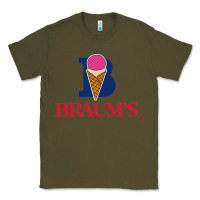 Army Green braums Classic Tee - linhVisuals