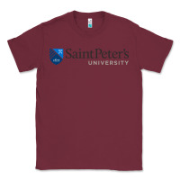 Burgundy The saint peter's university Classic Tee - linhVisuals