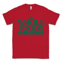 Red whole foods market Classic Tee - linhVisuals
