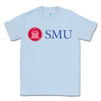 Dusty Blue The southern methodist university Classic Tee - linhVisuals