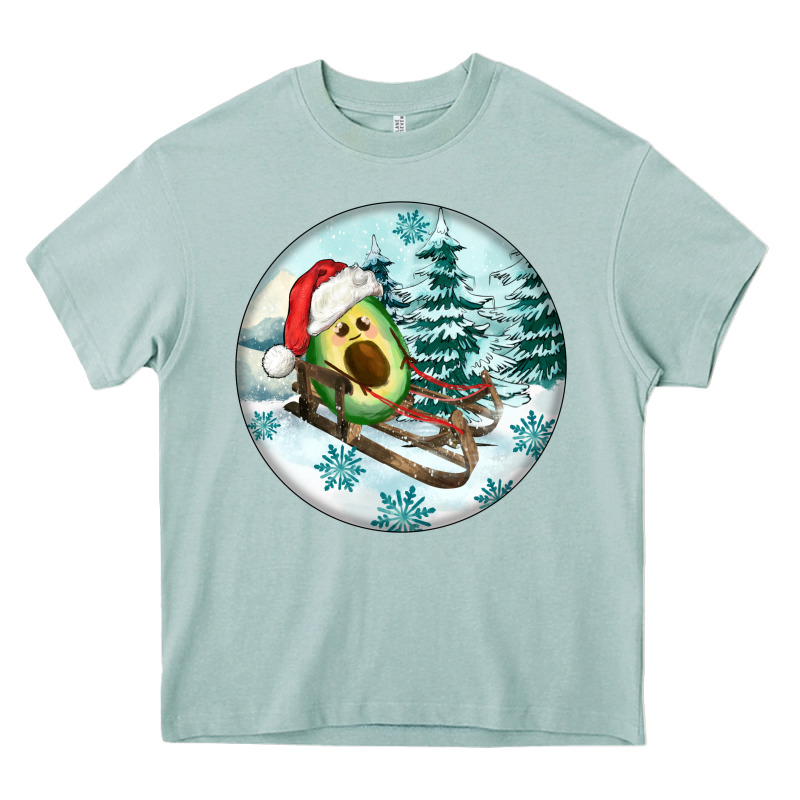 Slide Avocado Heavy Core Tee by FaDigitalArtStudio | Teevron