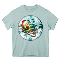 Arona Slide Avocado Heavy Core Tee - FaDigitalArtStudio