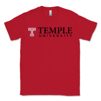 Red The temple university Classic Tee - linhVisuals