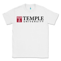 White The temple university Classic Tee - linhVisuals