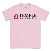 Bubblegum Pink The temple university Classic Tee - linhVisuals