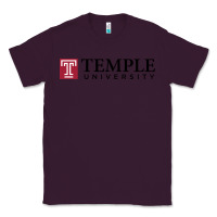 Plum The temple university Classic Tee - linhVisuals