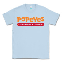 Dusty Blue popeyes louisiana kitchen Classic Tee - linhVisuals