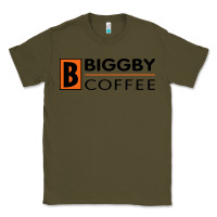 Army Green biggby coffee Classic Tee - linhVisuals