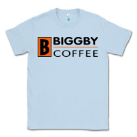 Dusty Blue biggby coffee Classic Tee - linhVisuals