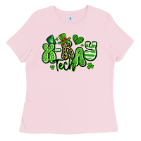 Bubblegum Pink x ray tech st patrick's day Ladies Tee - Artiststas