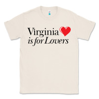 Natural Virginia Is For Lovers Classic Tee - linhVisuals