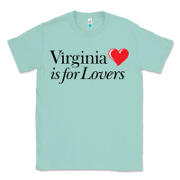 Seafoam Virginia Is For Lovers Classic Tee - linhVisuals