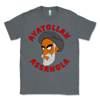 Charcoal Heather Ayatollah Assahola Classic Tee - linhVisuals
