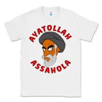 White Ayatollah Assahola Classic Tee - linhVisuals
