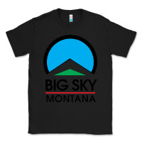 Black Big Sky Montana Champion Classic Tee - linhVisuals