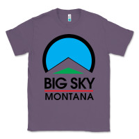 Lavender Big Sky Montana Champion Classic Tee - linhVisuals