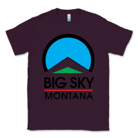 Plum Big Sky Montana Champion Classic Tee - linhVisuals