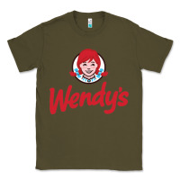 Army Green Wendy's Classic Tee - linhVisuals